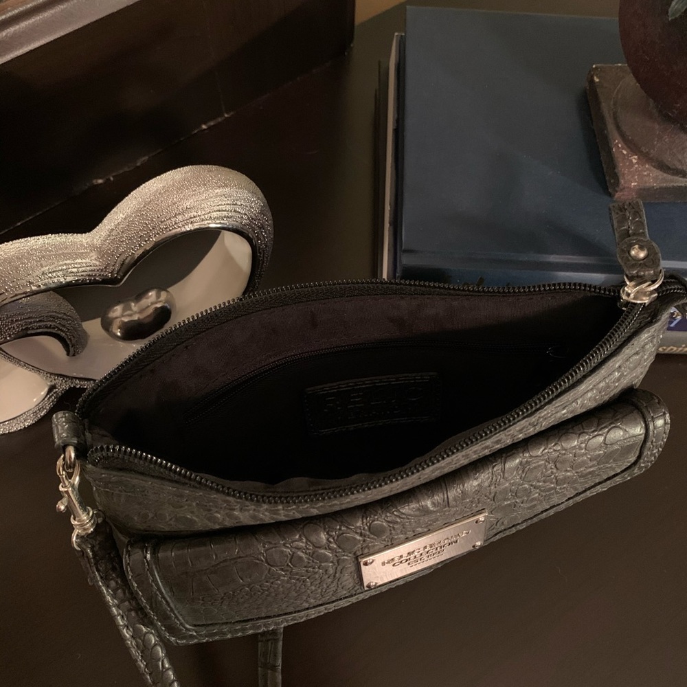 Beautiful dark grey clutch’s purse or wallet
